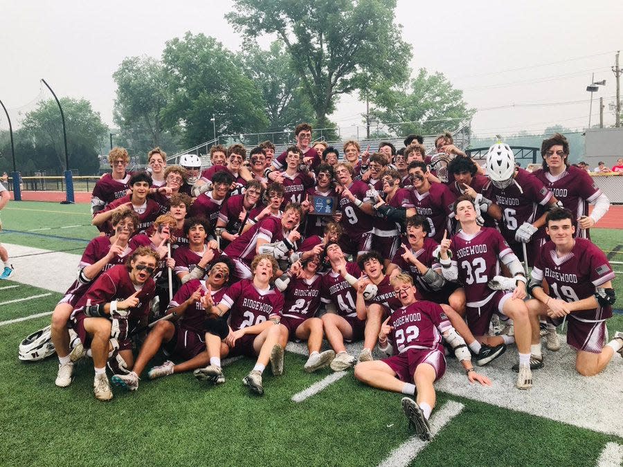 Ridgewood captured the North Group 4 boys lacrosse title by beating Westfield on the road. June 6, 2023.