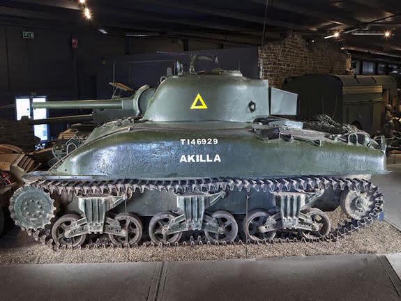 A Canadian variant of the M4 Sherman tank, which was recently sold at auction.
