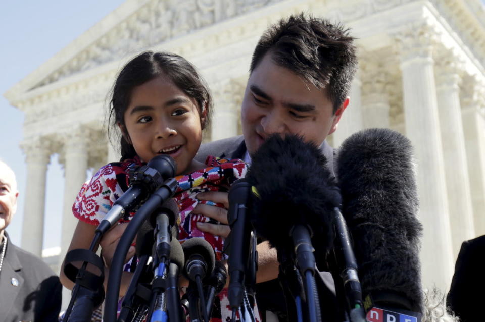 Sophie Cruz, age 6, speaks her mind