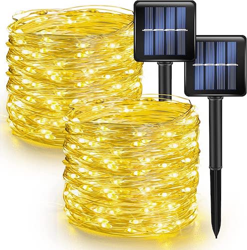 Dazzle Bright 2-Pack Solar String Lights