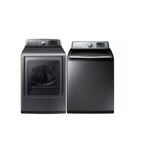 Original price: $2,000<br />Sale price: <a href="https://www.ebay.com/itm/Samsung-DV52J8700EP-WA50M7450AP-27-Platinum-Washer-Electric-Dryer-Package-DD-/182638763817?hash=item2a861e5f29:g:cZkAAOSwVJhZSWh1" target="_blank">$1,300</a>