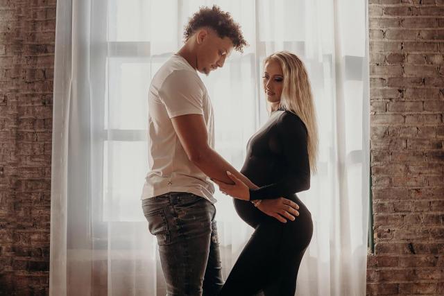 Brittany Mahomes Poses with Daughter in Sweet Baby Bump Shoot