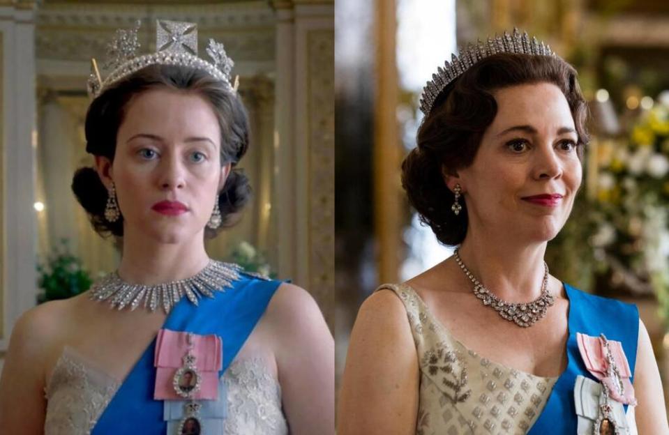 The Crown, Claire Foy, Olivia Colman