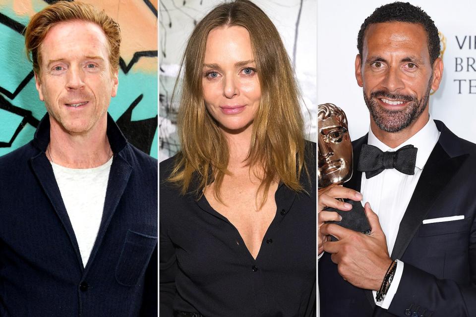 Damian Lewis, Stella McCartney, Rio Ferdinand