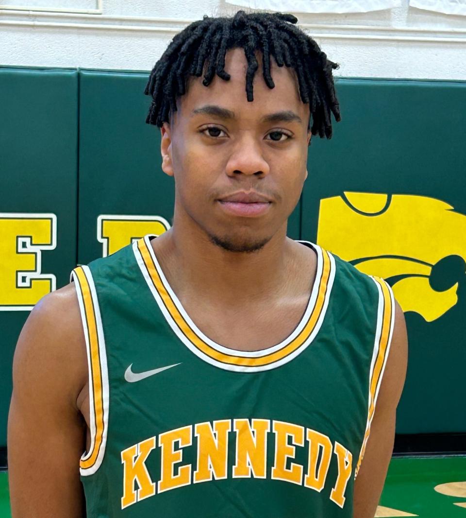 Cedar Rapids Kennedy boys basketball player Kenzie Reed is the Des Moines Register's Male Athlete of the Week for Jan. 16-22.