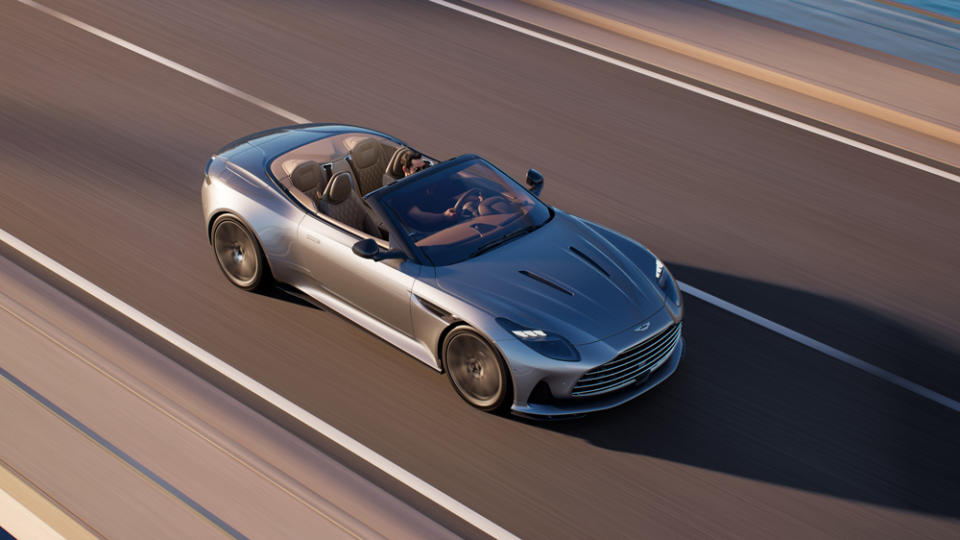 The Aston Martin DB12 Volante.