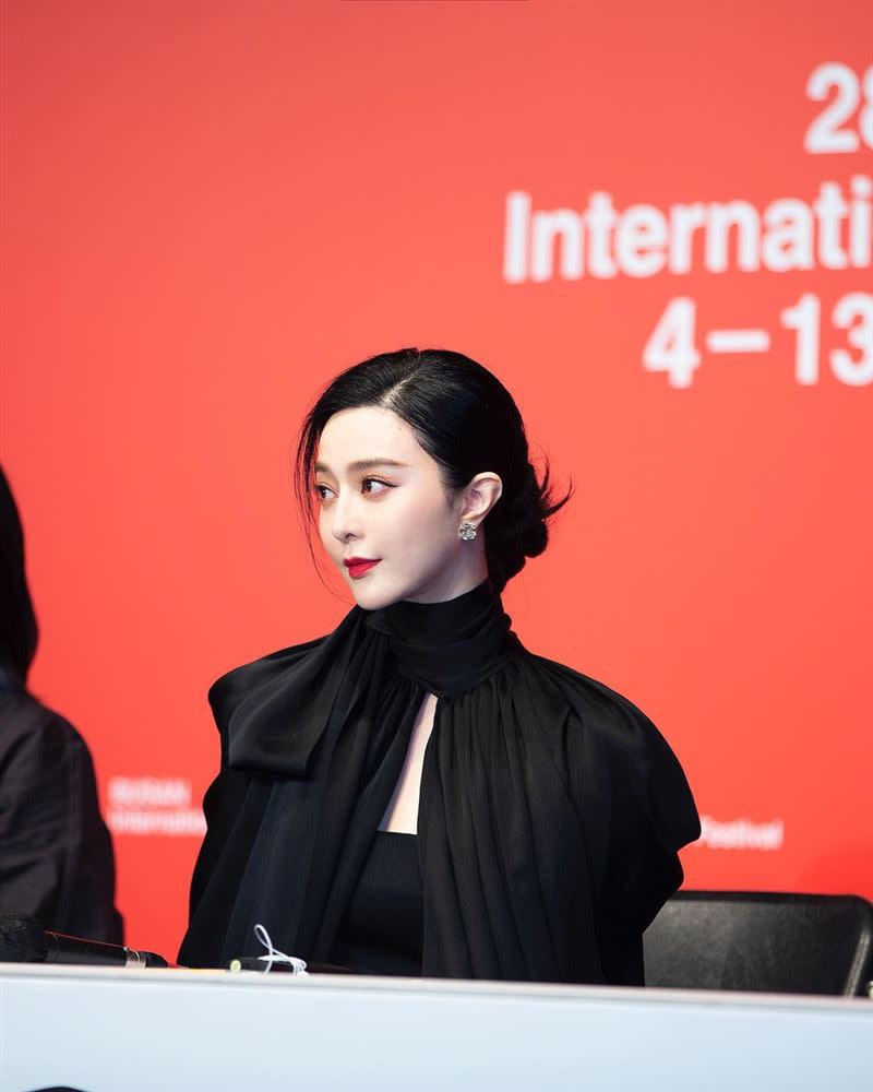 范冰冰以《綠夜》主演身分，出席第28屆釜山影展（BIFF）。（圖／翻攝自IG）