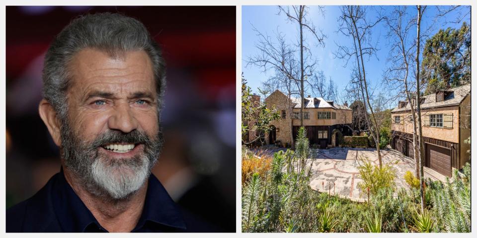 <p>Academy Award winner <a rel="nofollow noopener" href="https://www.townandcountrymag.com/leisure/real-estate/g16765547/mel-gibson-greenwich-house/" target="_blank" data-ylk="slk:Mel Gibson;elm:context_link;itc:0;sec:content-canvas" class="link ">Mel Gibson</a> just listed his Malibu, California estate for $14.5 million. The impressive estate features five bedrooms, five bathrooms, a French country kitchen, a pool house, and more. Here's a look inside the 6,500-square-foot property, which is <a rel="nofollow noopener" href="https://www.theagencyre.com/listing/sl1909403-22313-carbon-mesa-road-malibu/" target="_blank" data-ylk="slk:listed with;elm:context_link;itc:0;sec:content-canvas" class="link ">listed with</a> Sandro Dazzan of The Agency and Hilton & Hyland's Branden Williams.</p>