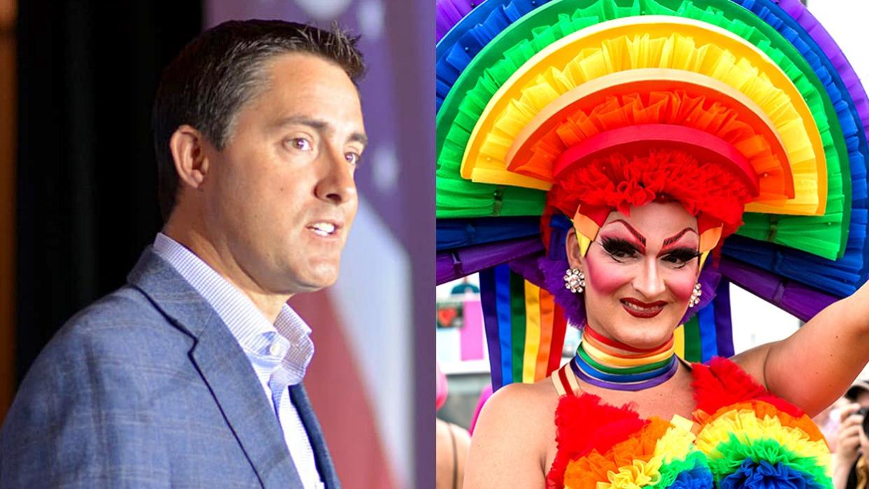 Ohio Secretary of State Frank LaRose Drag Queen in LGBTQ Parade