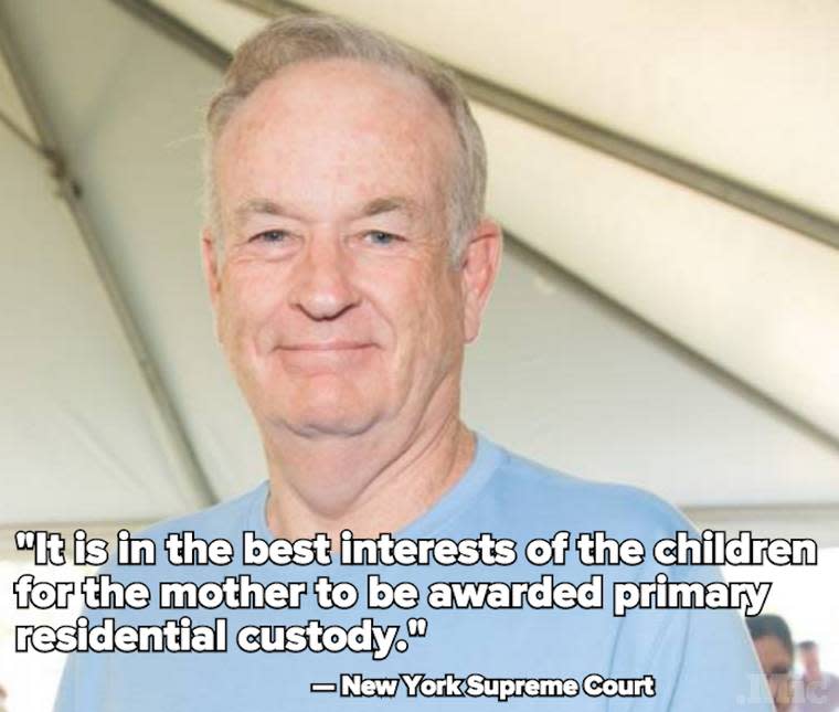 Bill O'Reilly Loses Custody of His Children After Drawn Out Court Battle