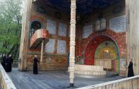 Opening ceremony of a collapsible synagogue commemorating Holocaust victims, in Kyiv