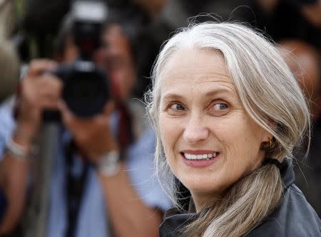 Director Jane Campion poses during a photocall for the film "Bright Star" at the 62nd Cannes Film Festival May 15, 2009. Twenty films are competing for the prestigious Palme d'Or which will be awarded on May 24. REUTERS/Jean-Paul Pelissier