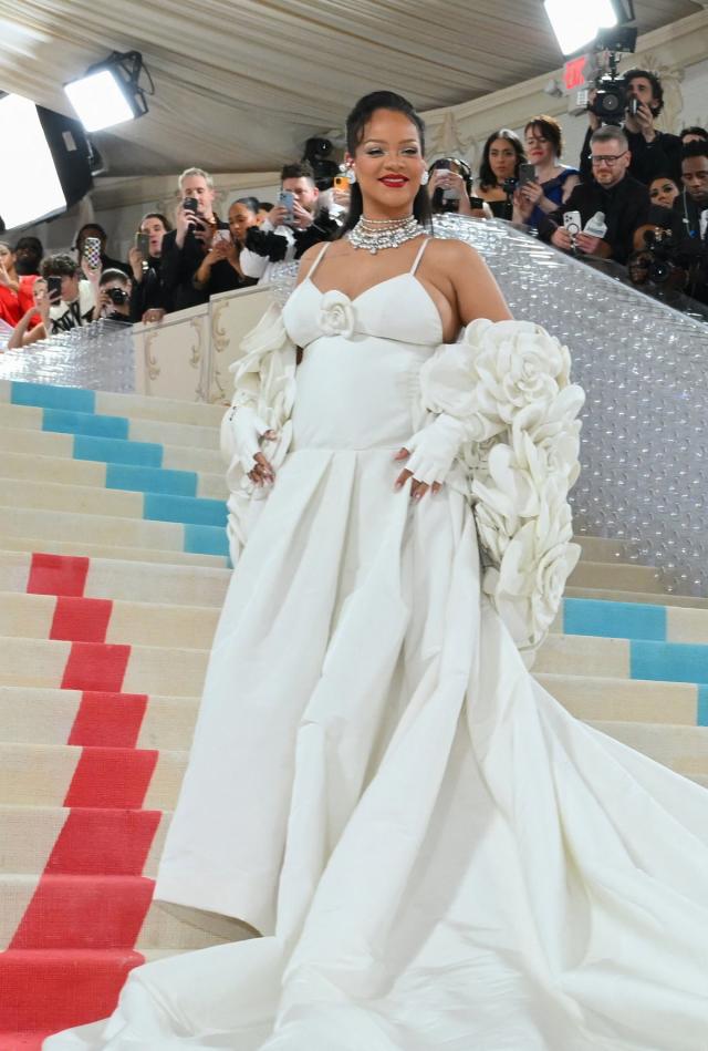 Pregnant Rihanna Elevates Maternity Style With Louis Vuitton Sneakers –  Footwear News