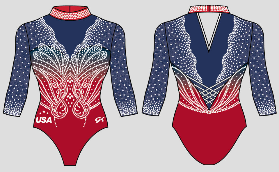 Olympic gymnastics A sneak peek at the leotards Simone Biles and Team