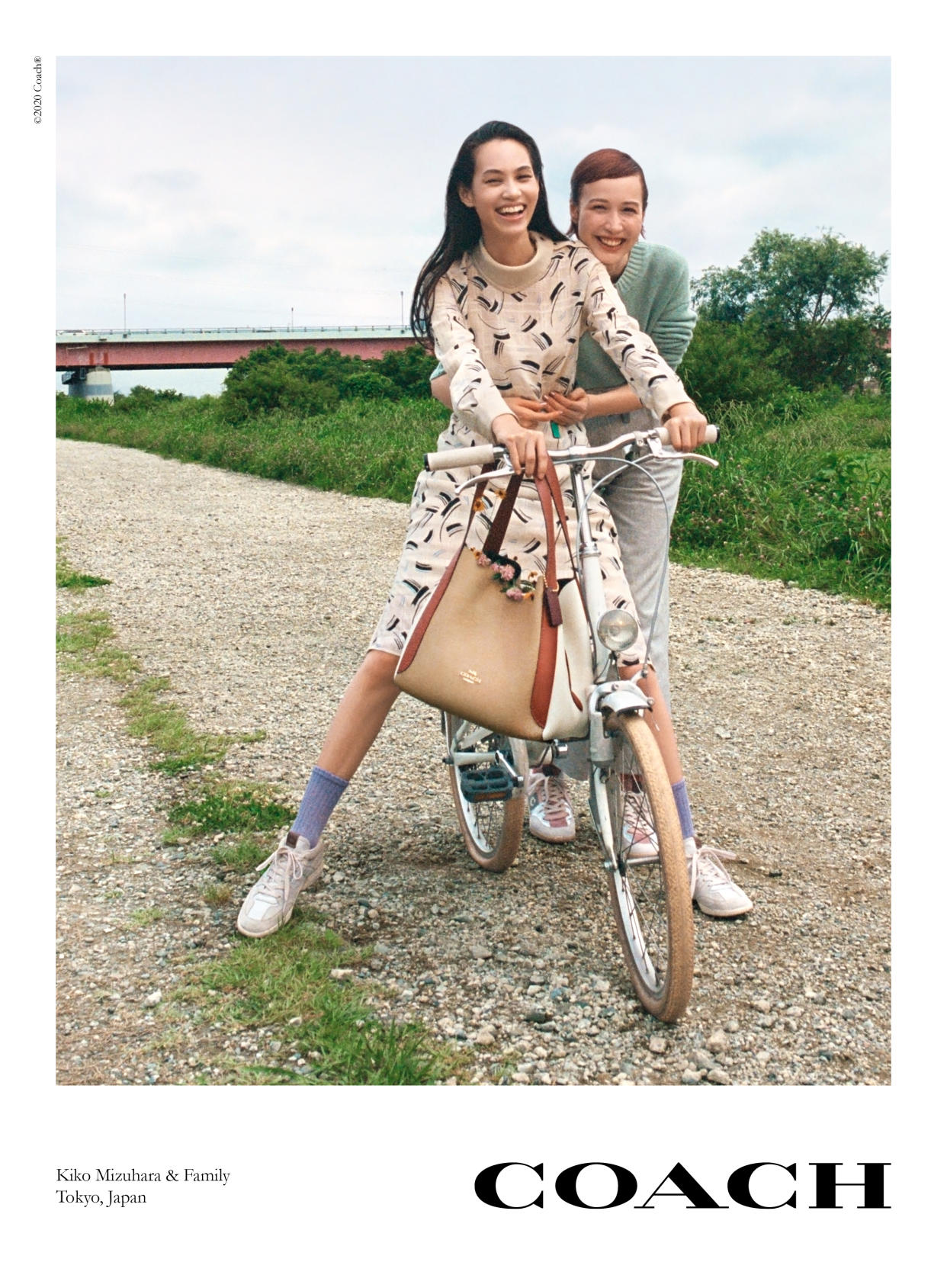 Kiko Mizuhara (left) photographed with her sister Yuka Mizuhara for Coach. (PHOTO: Coach)