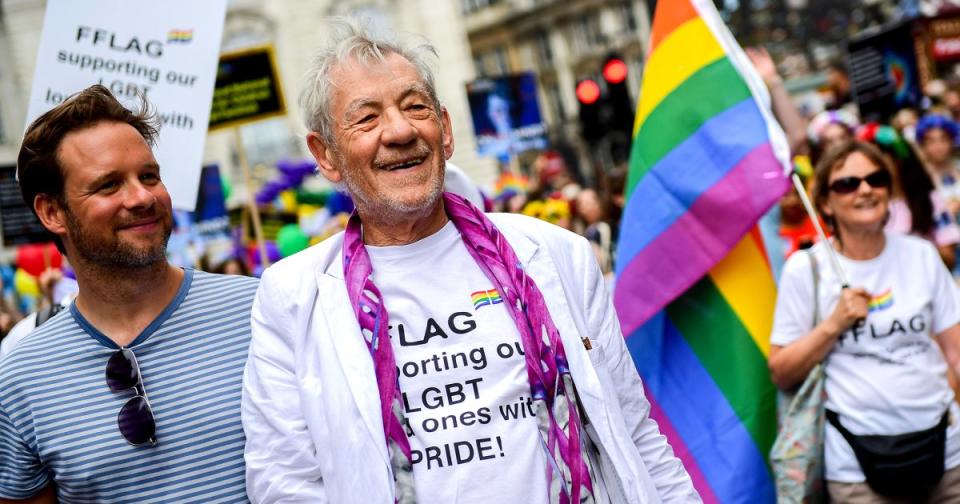 Sir Ian McKellen Marches at London Pride, Plus Michelle Obama, Tracee Ellis Ross & More