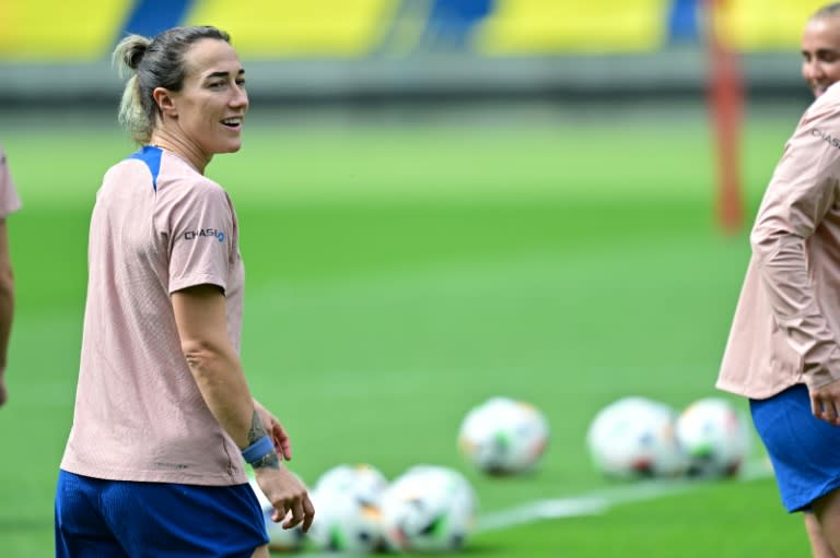 Lucy Bronze, durante su etapa con el Barcelona (Bjorn LARSSON ROSVALL)