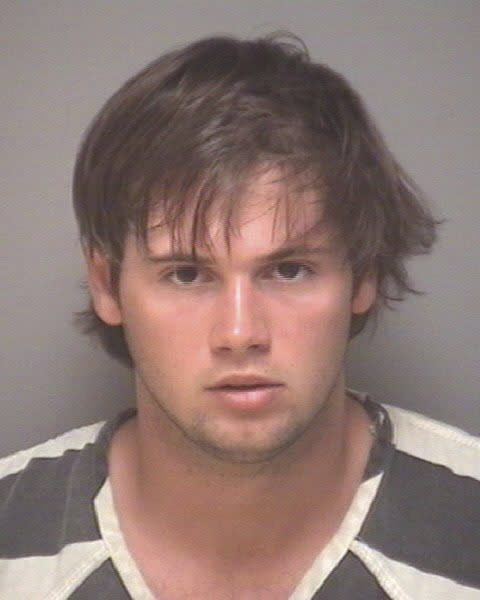 FILE - University of Virginia men's lacrosse player George Huguely, a fourth-year student from Chevy Chase, Md., is shown in a booking photo provided by the Charlottsville Police Department. Nearly 12 years after University of Virginia lacrosse player Yeardley Love was found dead, Huguely, convicted of second-degree murder in her killing is headed back to court for a civil trial. Jury selection is expected in Charlottesville Circuit Court Monday, April 25, 2022 in a trial that will seek to hold George Huguely V liable in the death of Love. (Charlottsville Police Department via AP, File)
