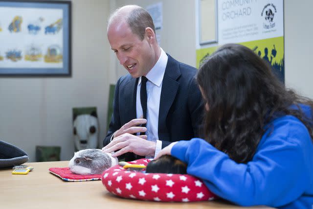 <p>David Rose - WPA Pool/Getty Images</p> Prince William visits Woodgate Valley Urban Farm on April 25, 2024 in Birmingham, England.