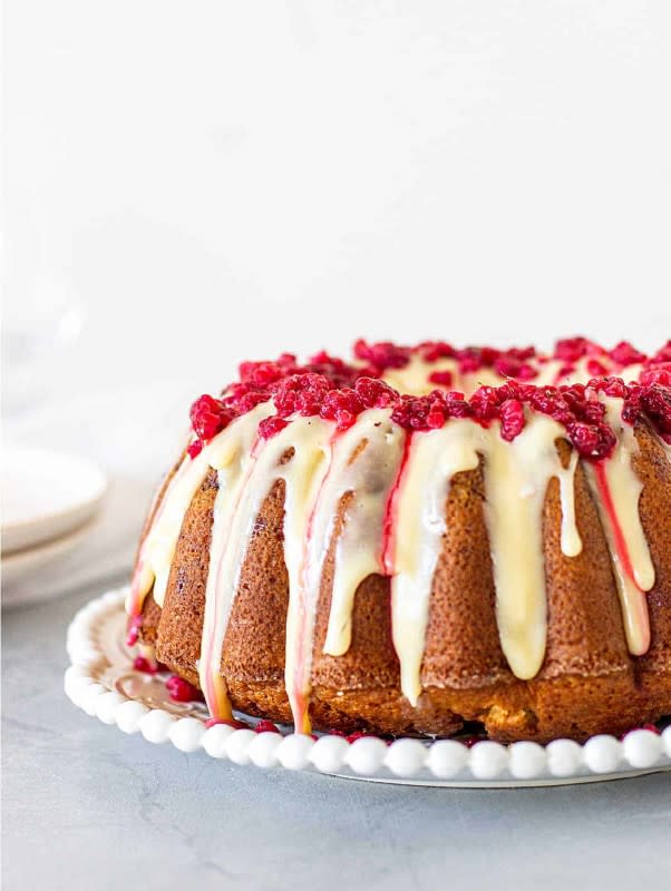 <p>Vintage Kitchen Notes</p><p>Smooth and delicious, this bundt cake recipe will make you a fan of white chocolate and berries! The flavors are subtle and deep at the same time, the crumb is dense and tender and the cake lasts for several days.</p><p><strong>Get the recipe: <a href="https://vintagekitchennotes.com/white-chocolate-raspberry-bundt-cake/" rel="nofollow noopener" target="_blank" data-ylk="slk:White Chocolate Raspberry Bundt Cake;elm:context_link;itc:0;sec:content-canvas" class="link rapid-noclick-resp">White Chocolate Raspberry Bundt Cake</a></strong></p>