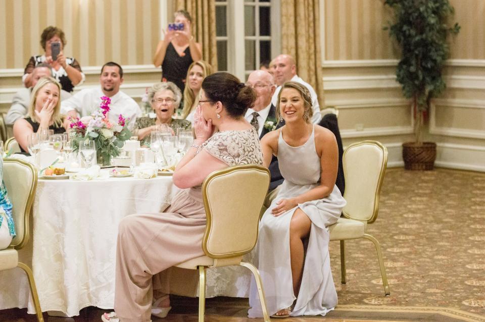 The mother of the bride was floored when she saw her daughter wearing her 1979 wedding gown.&nbsp; (Photo: <a href="http://ashleyelizabethphotography.com/" target="_blank">Ashley Elizabeth Photography</a>)