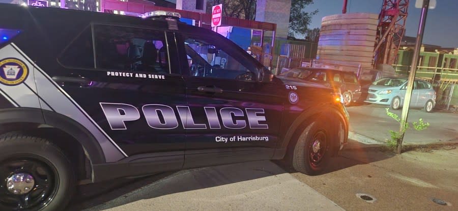 Photo of police activity in Harrisburg