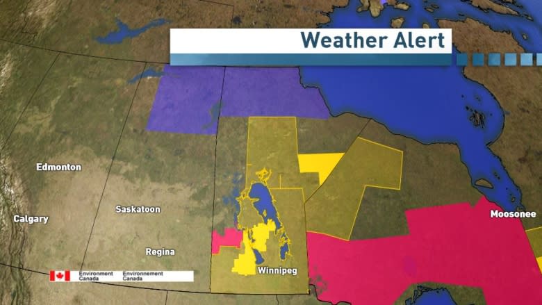 Severe thunderstorms, heavy rain possible in Manitoba Saturday evening