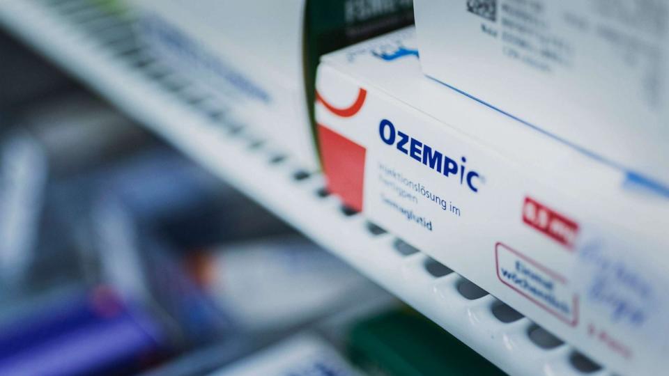 PHOTO: The anti-diabetic medication Ozempic is pictured in a pharmacy on April 13, 2023. (Florian Gaertner/Photothek via Getty Images)