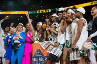 Best sport: women’s basketball (national champion). Trajectory: steady. Baylor is occupying something of a middle realm within the Big 12, trailing Texas and the Oklahoma schools but leading the rest of the pack. The Bears had a very good year in women’s sports: winning it all in hoops, making a deep run in women’s soccer, having success in volleyball. Men’s sports made several contributions but had no huge seasons.