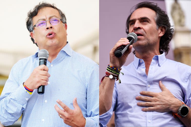 Los candidatos colombianos Gustavo Petro y Federico &quot;Fico&quot; Gutiérrez