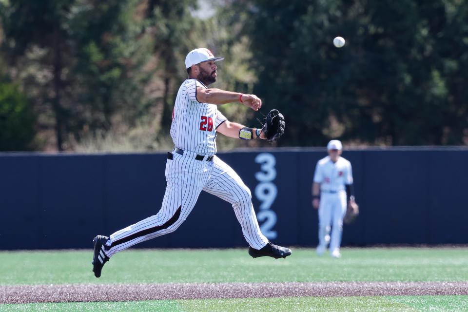 Rutgers' Chris Brito has played first base, but most of his time has been at third.