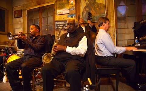 As they have done for generations, jazz musicians play the soundtrack to New Orleans - Credit: ALAMY