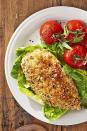 roasted parmesan chicken and tomatoes