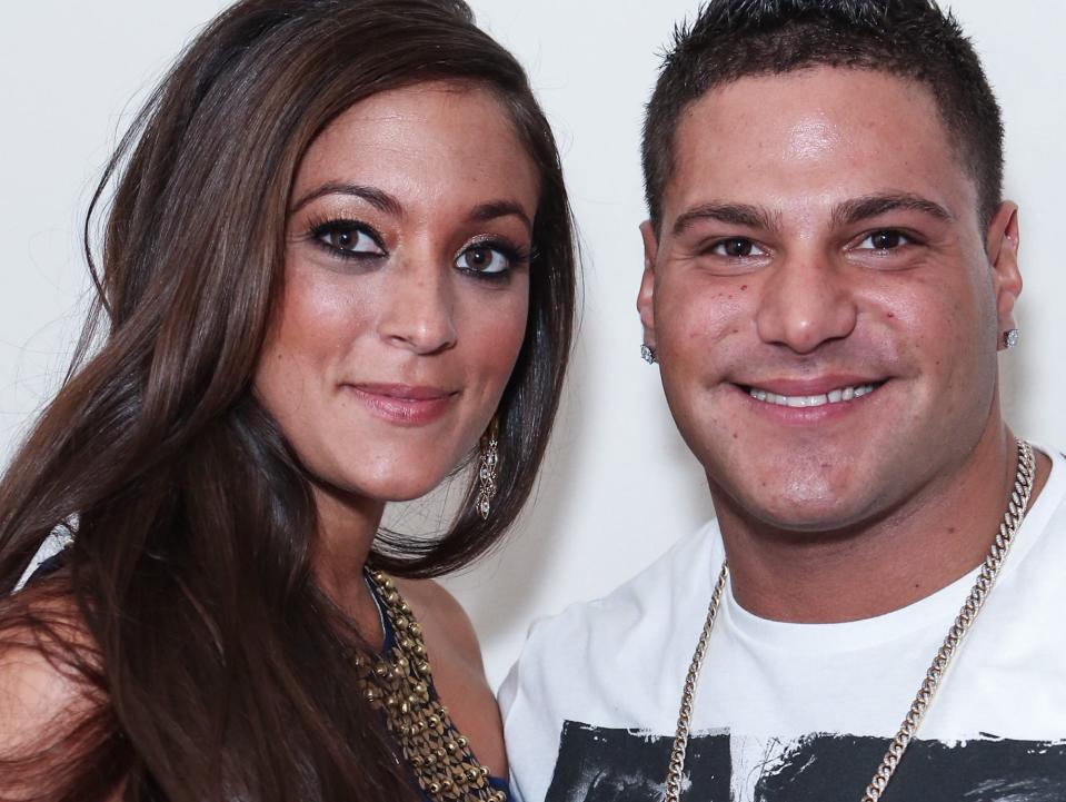 Sammi "Sweetheart" Giancola and Ronnie Ortiz-Magro in 2012.
