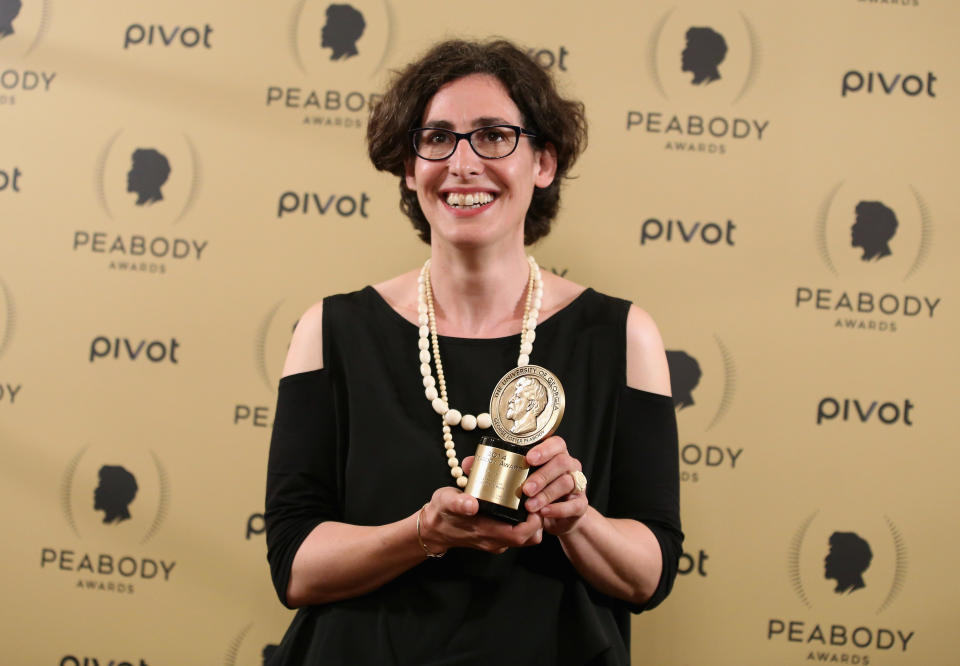 Serial host Sarah Koenig at The 74th Annual Peabody Awards Ceremony.