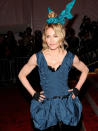 At age 52 Madonna has to have one of the fittest bodies around, so why not show off a bit of lace and cleavage.