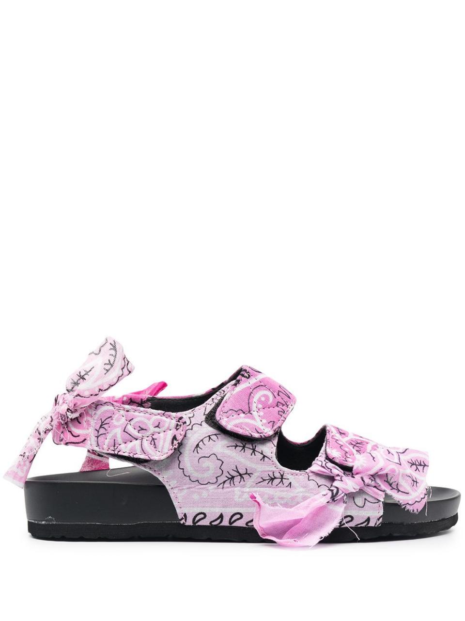 Bandana-Print Sandals