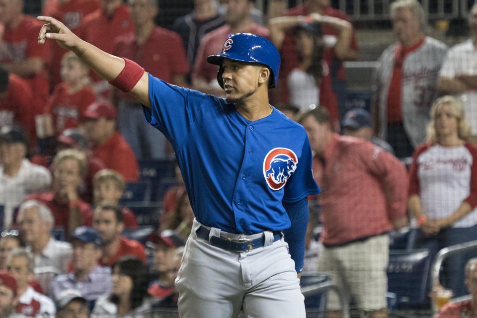 Veteran outfielder Jon Jay was a valuable contributor for the Cubs in 2017. (AP)