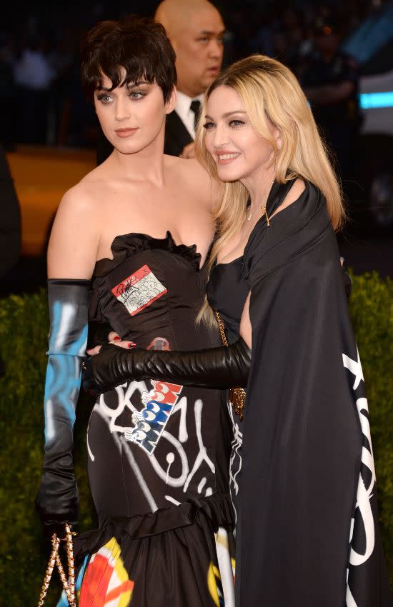 Katy Perry con Madonna