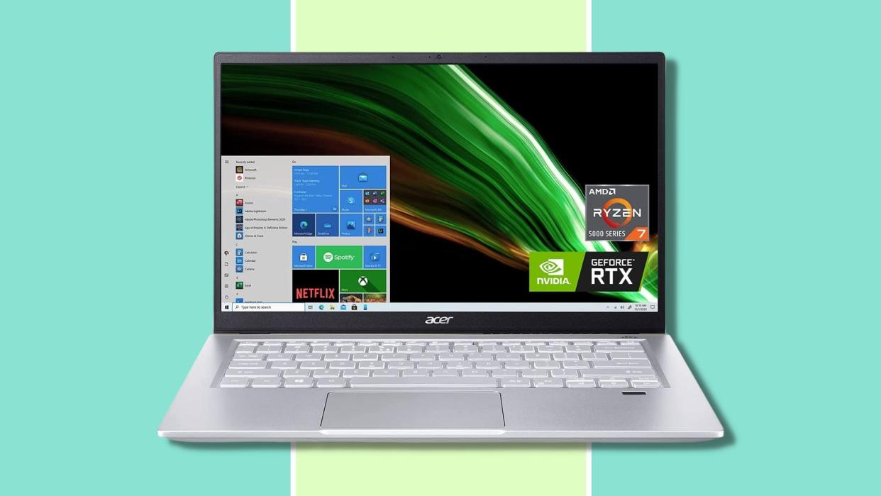 An Acer Swift X.