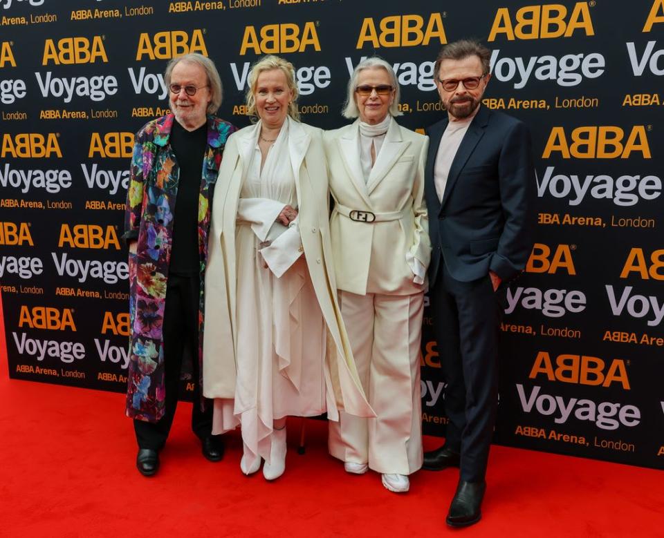 ABBA at the Abba Voyage premiere in May 2022 