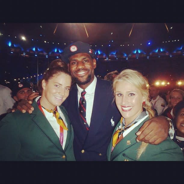 Ash Southern - "Best day of my life.. Lebron #baller #olympics #openingceremony"
