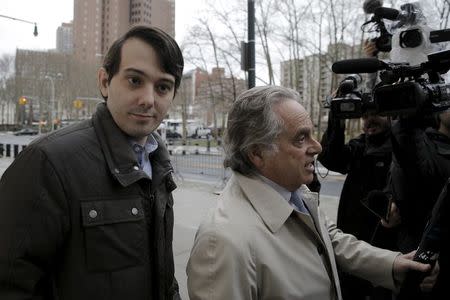 Former drug executive Martin Shkreli arrives at the U.S. Federal Courthouse in the Brooklyn borough of New York February 3, 2016. REUTERS/Brendan McDermid