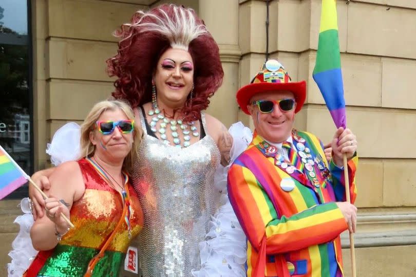 The Sefton Pride parade in Southport.