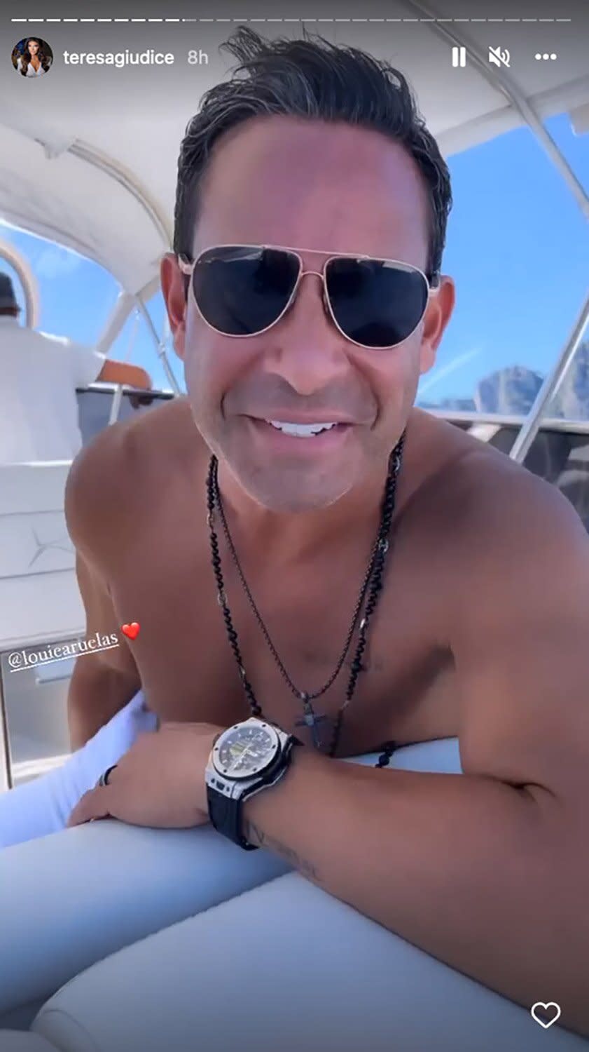 Teresa Giudice and Luis Ruelas Enjoy Romantic Boat Trip During Italian Honeymoon