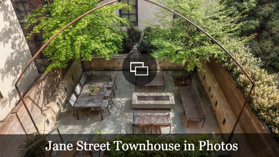 Jane Street Townhouse West Village New York garden