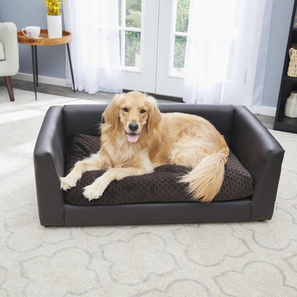 Keet Fluffly Deluxe Sofa Dog Bed w/Removable Cover