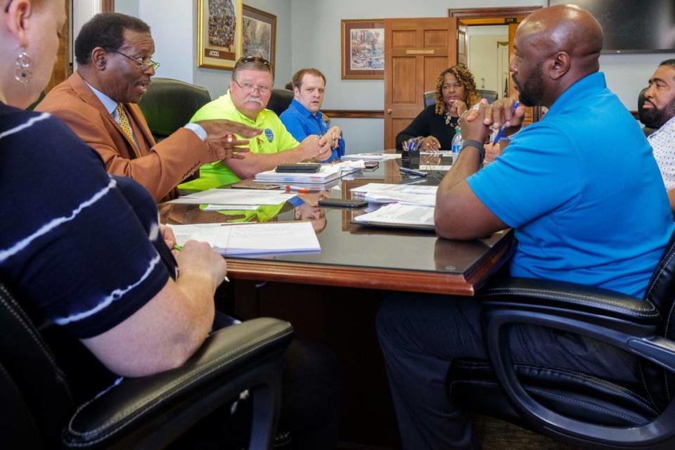 The Macon-Bibb County Pedestrian Safety Review Board in their May 17 meeting.