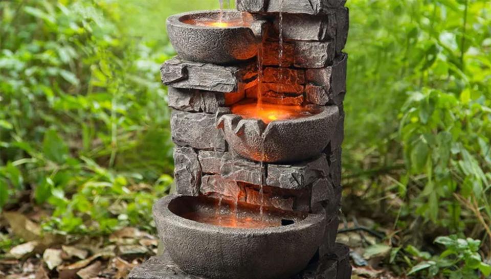 Add a fountain to your garden space for a more zen feel.