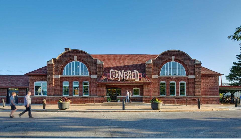 Cornbred won the Historic Preservation Award in 2020 after transforming Ames' historic train depot into a BBQ restaurant.